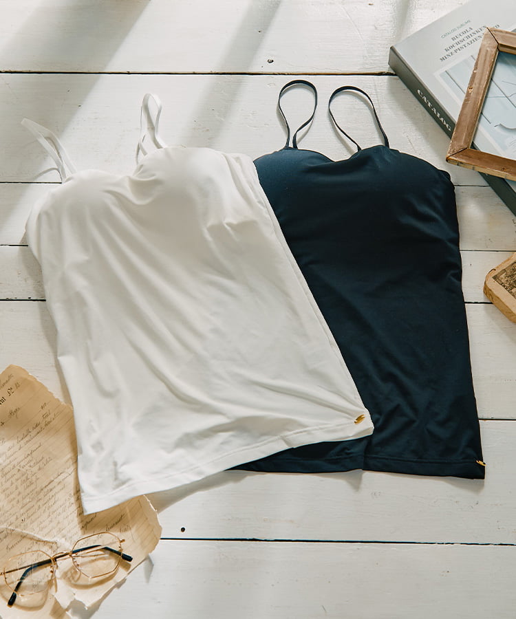 【northerly bra フィットシリーズ 楽盛りフィット】　楽盛りクロス　ブラキャミ単品　M/L