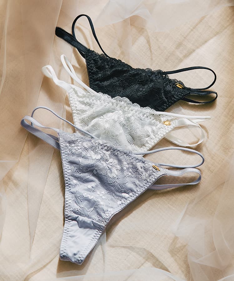 【northerly bra フィットシリーズ 楽盛りフィット】　楽盛りクロス　Tバックショーツ単品　M/L