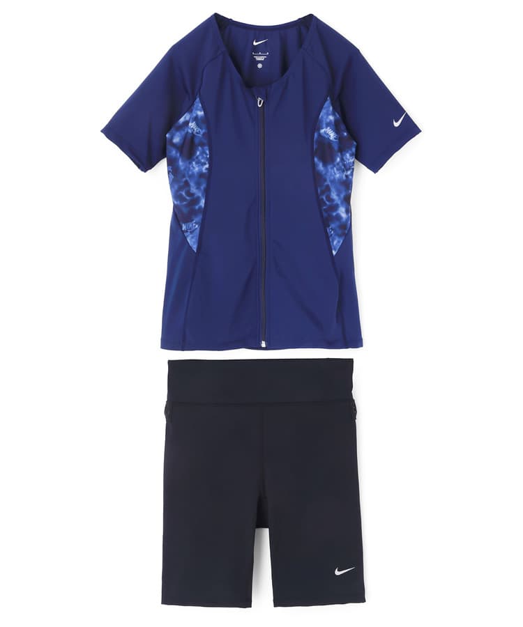 ナイキ FA25ジップ付き半袖セパレーツ【NIKE】｜三愛水着楽園・San-ai