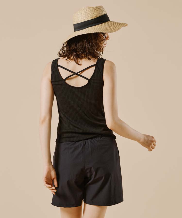 ラッシュガード付き4点セット水着 BeachQueen 9M 紫外線防止】【UVカット】【WEB限定】4点セットラッシュガード