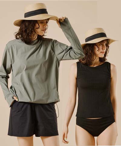 maco　ハット無　San-ai Resort 5点セット カーキ 13号 紫外線防止】【UVカット】Web限定商品 4点セット 9M・11L・13L 【San