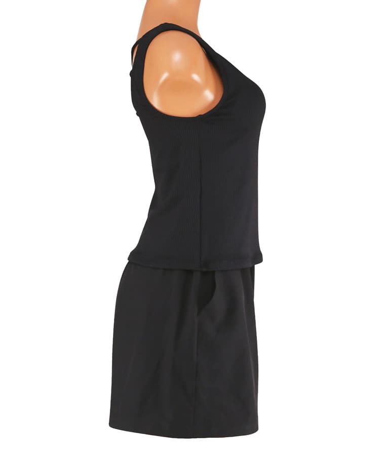 三愛　ポケット付きハーフジップラッシュパーカーリブタンキニ水着レギンス5点セット 2025年新作】WEB限定商品 ポケット付きハーフジップラッシュパーカー＋