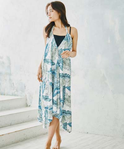 【SALE】WEB限定　ドレスパレオ3点セット【Beach Queen（ビーチクイーン）】