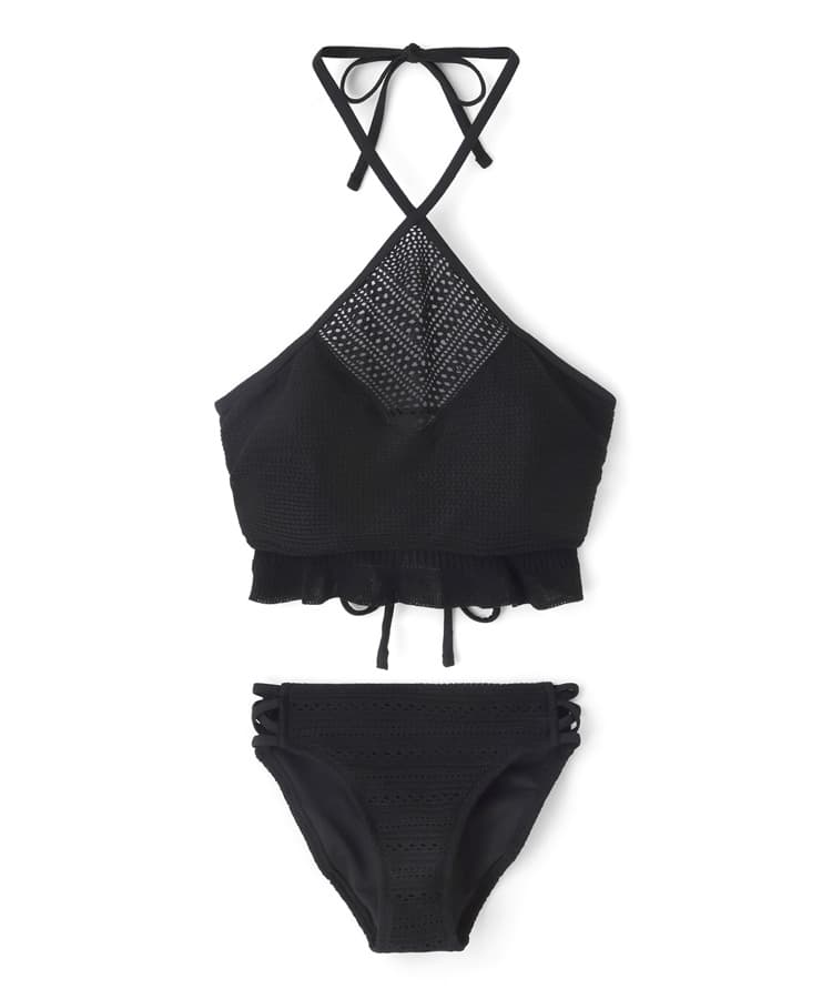 2026年新作】ニットクロシェットフリルダイヤブラビキニ【Beach Queen