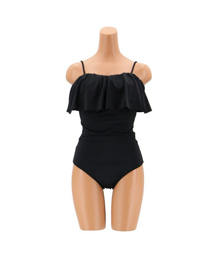 Ai Pink Solid フレア ワンピース水着 9号 水着通販なら三愛水着楽園 Ai公式オンラインショップ