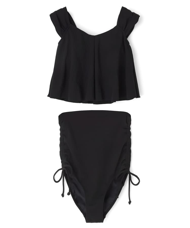 San-ai Resort ブラック セパレート水着 9M 新作ノンワイヤー水着 9M 【San-ai Resort（サンアイリゾート