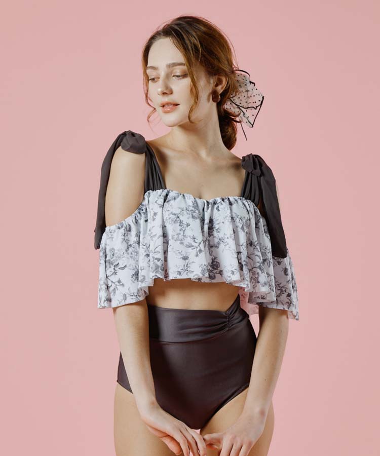 オシャレ水着グラマラスフィット ワイヤーブラ 11EF-ML・13GHI-L【San