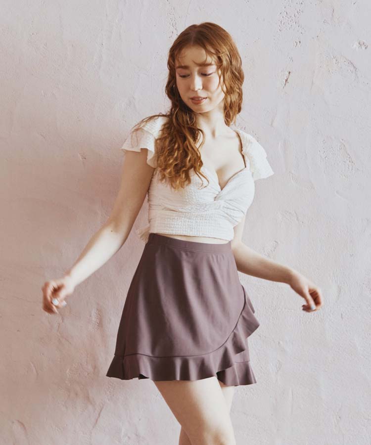 オシャレ水着【2024年新作】スカート M 【San-ai Resort（サンアイ