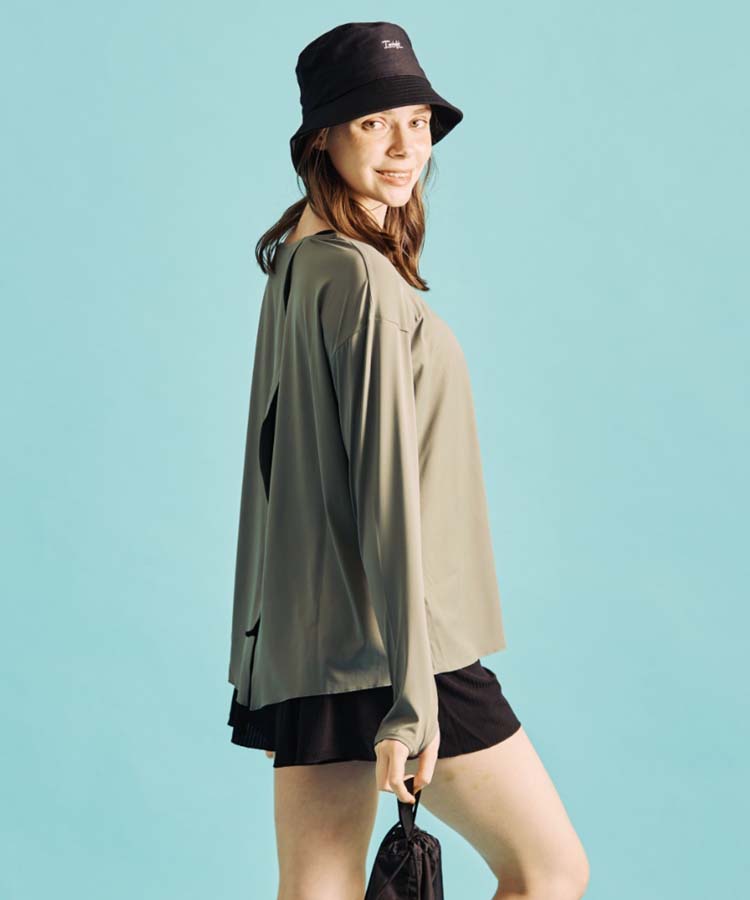 maco　ハット無　San-ai Resort 5点セット カーキ 13号 紫外線防止】【UVカット】Web限定商品 4点セット 9M・11L・13L 【San