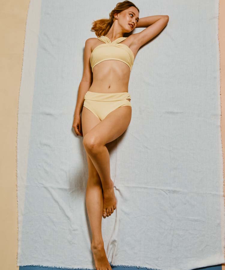 新作オシャレでかわいい【2026年新作】オフショル水着 9M 【San-ai