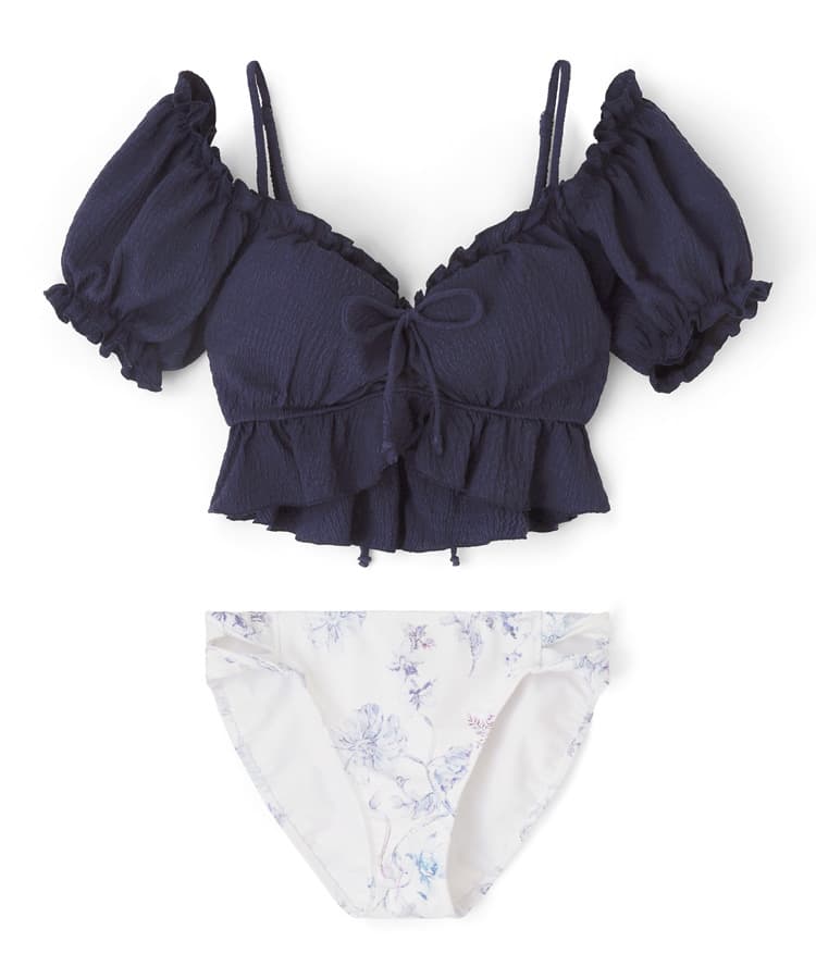 2026年新作】軽い着け心地でしっかり盛れる【楽盛り水着】 ラメ