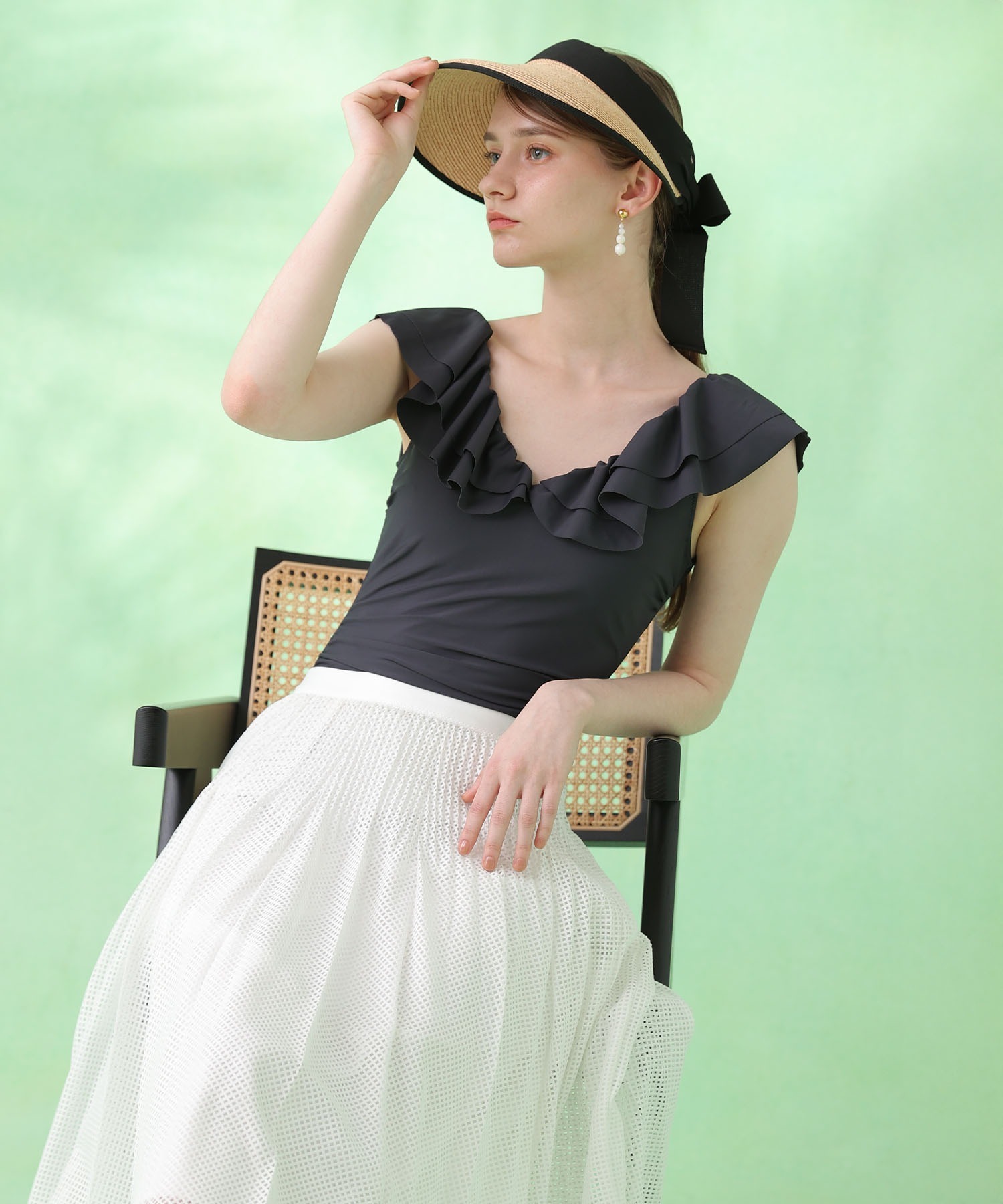 オシャレ水着【ELLESHOPコラボ】WEB限定【ANAYI×Reirコラボ