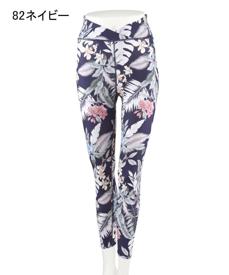 MARUKO 水陸両用ヒップアップ＆UVカットレギンス ブラック(限定品・L) OUTLET】Roxy 水陸両用 速乾 UVカット ブラトップ JUMP HIGH