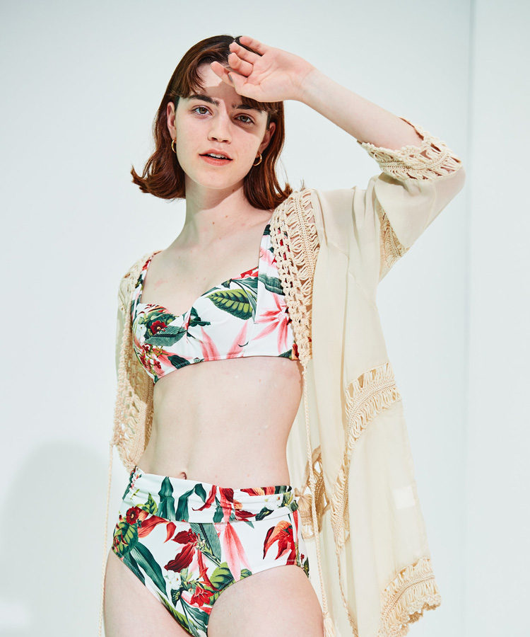 Coral Veil Lily Garden ノンワイヤーダブルアップ ビキニ M1 M2 L1 三愛水着楽園 San Ai Resort 三愛リゾート 通販 Ai公式オンラインショップ