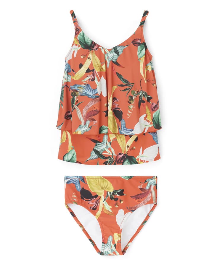 2025年新作】ロングパンツセット水着 9M・11L 【Coral veil（コーラル