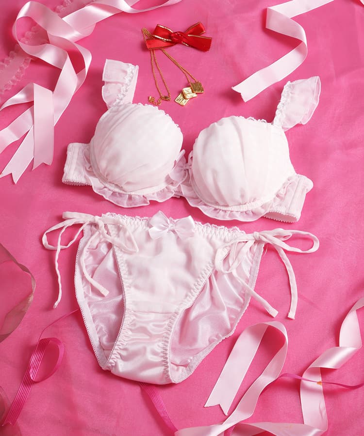 SALE】【northerly】 プチプラギンガムフリル ブラジャー＆ショーツ