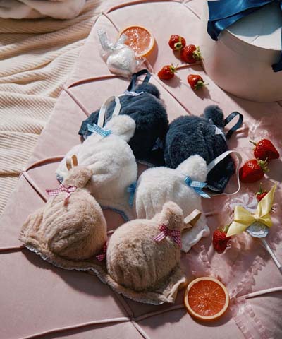 【SALE】ふわふわラブリーキャットブラジャー＆ショーツセット 【northerly】