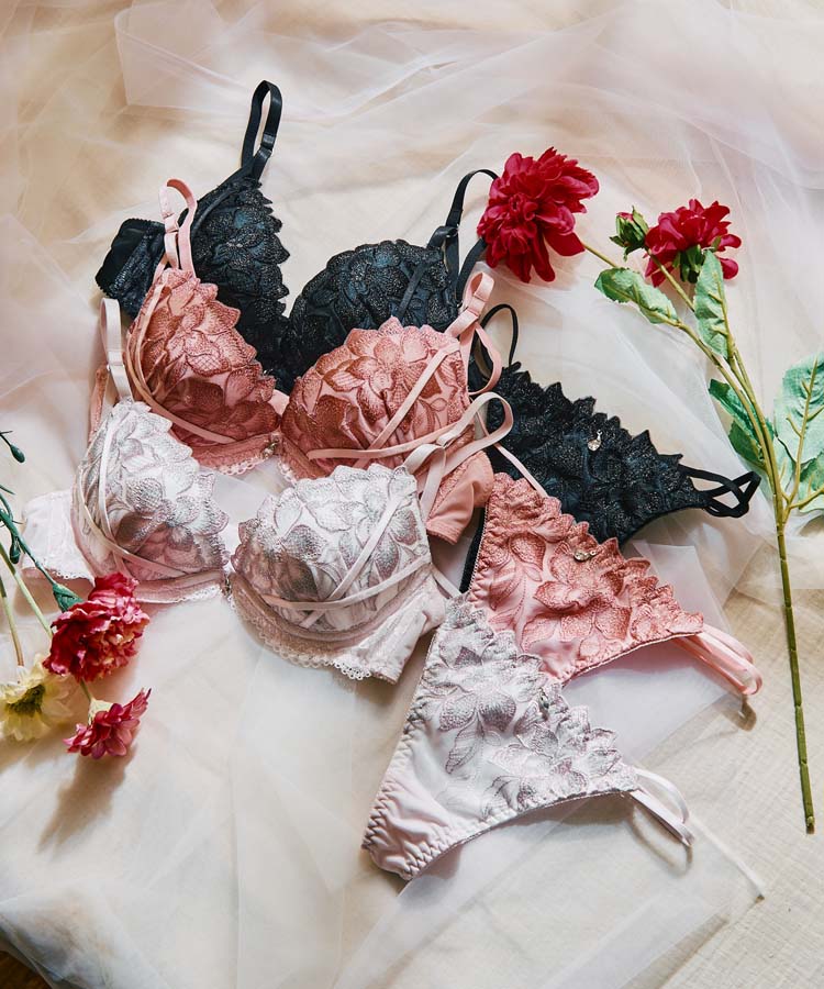 northerly】 レディアントペダルブラジャー＆Tバックショーツセット