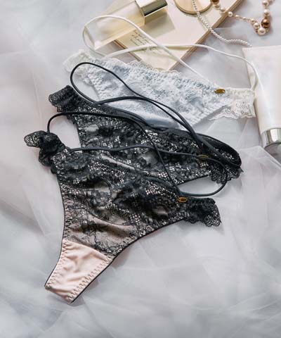 【northerly bra フィットシリーズ 楽盛りフィット】 楽盛りフェミニンクロスコード Tバックショーツ単品 M/L【northerly】