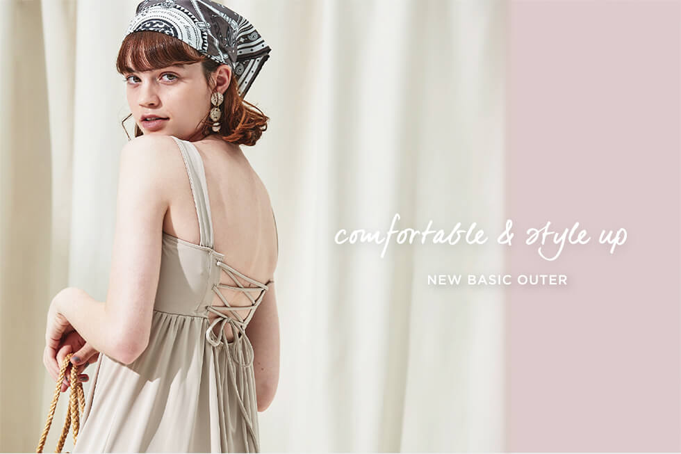 comfortable & style up NEW BASIC OUTER