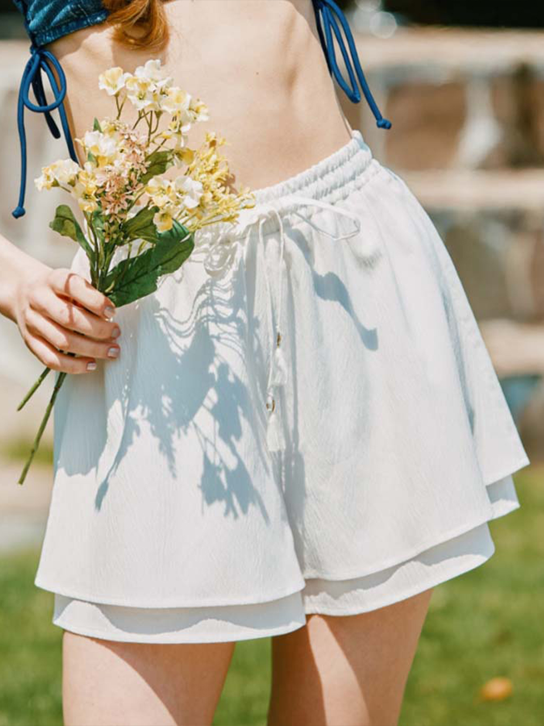 楊柳　ショートパンツ　M・L　【San-ai Resort（サンアイリゾート）】