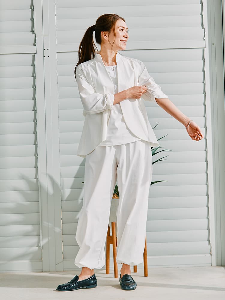 【大日方久美子×Reir】【UPF50+】【はっ水】【遮熱性】【接触冷感】【水陸両用】　ロングパンツ　M・L　【Reir（レイール）】