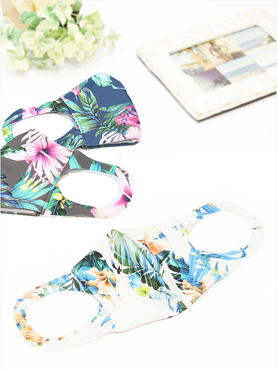 【San-ai Resort】【洗って使える】水着素材 リバティファブリック UVカットマスク M 600yen (+tax)