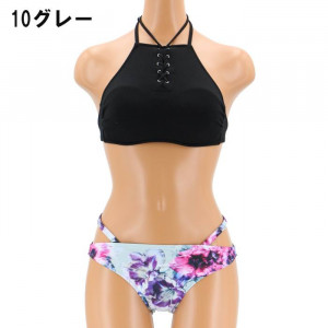 ハイネック グレー