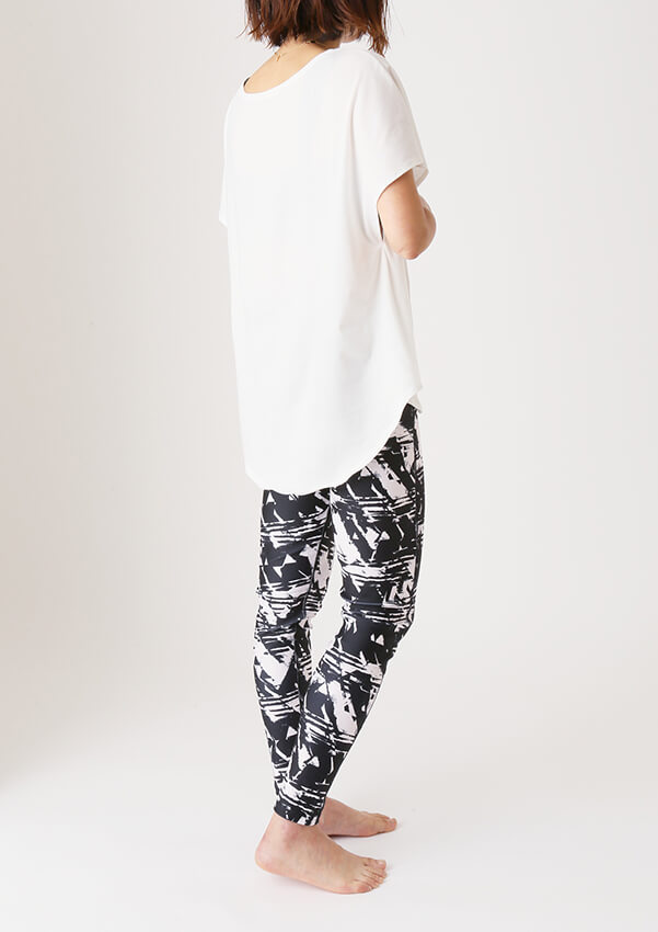 コーディネート｜Reir Active レイールアクティヴ・JILL STUART yoga ジルスチュアートヨガ｜ポリエステルベア天竺 Tシャツ M、ヨガパンツ&ロングキャミ セット M