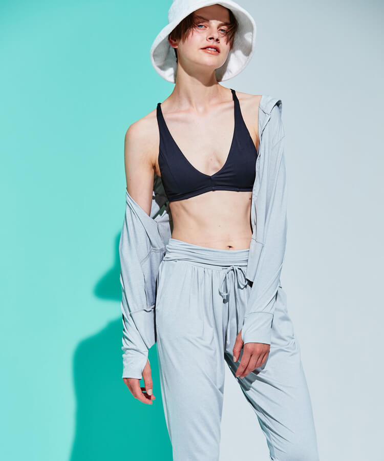 【Reir Active】Sophy Flower カップ付 トップス単品 M1/M2/L1