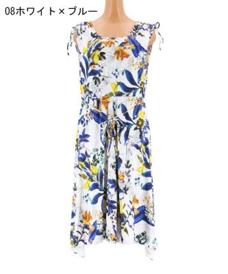 Coral veil ショルダードレス3点　水着セット　9号　ブルー northerly plus福岡ソラリアステージ】Botanical Garden ショルダー