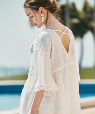 【新品未使用・タグ付き】ANAYI レース羽織　38 【定価62,000円】 西銀座】大人気♡楊柳×レース羽織 - 日本最大級の水着が揃うAi（アイ