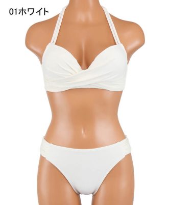 値下げ【San-ai Resort】楽盛りワイヤービキニホワイト　11L セール】軽い着け心地でしっかり盛れる【楽盛り水着】 ワイヤー