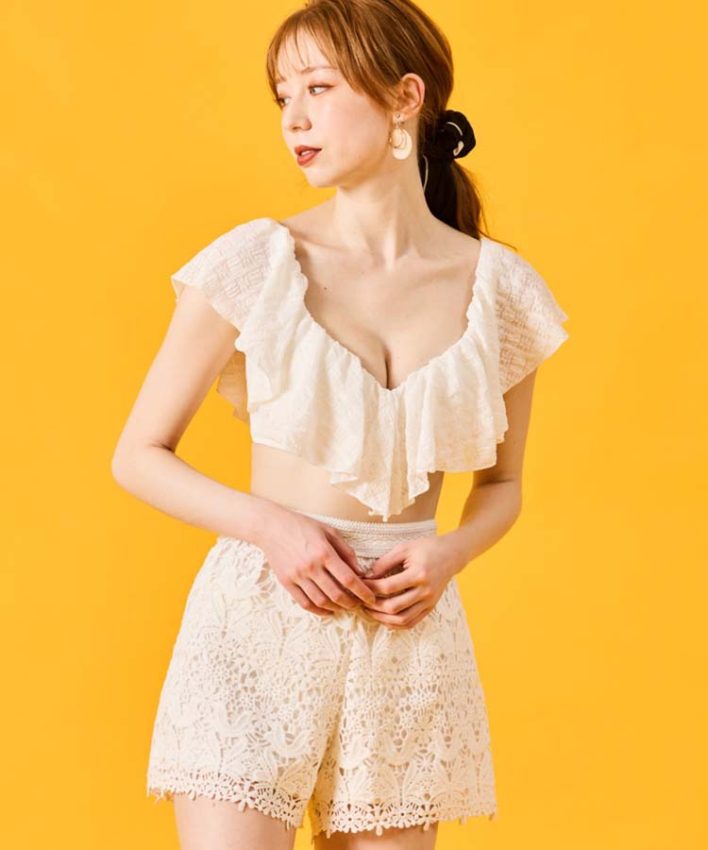 San-ai Resort 池袋パルコ店】新作❣レースショートパンツ - 日本最大
