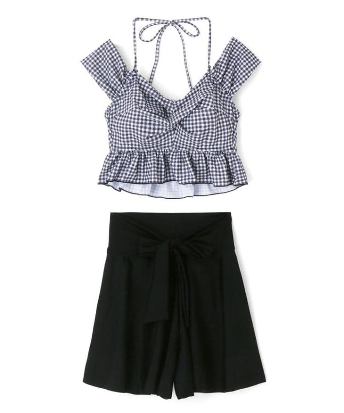 三愛水着 gingham check 3点セット「Totasu eleven」 札幌パルコ】gingham check 3点セット水着【Totasu eleven】 - 日本