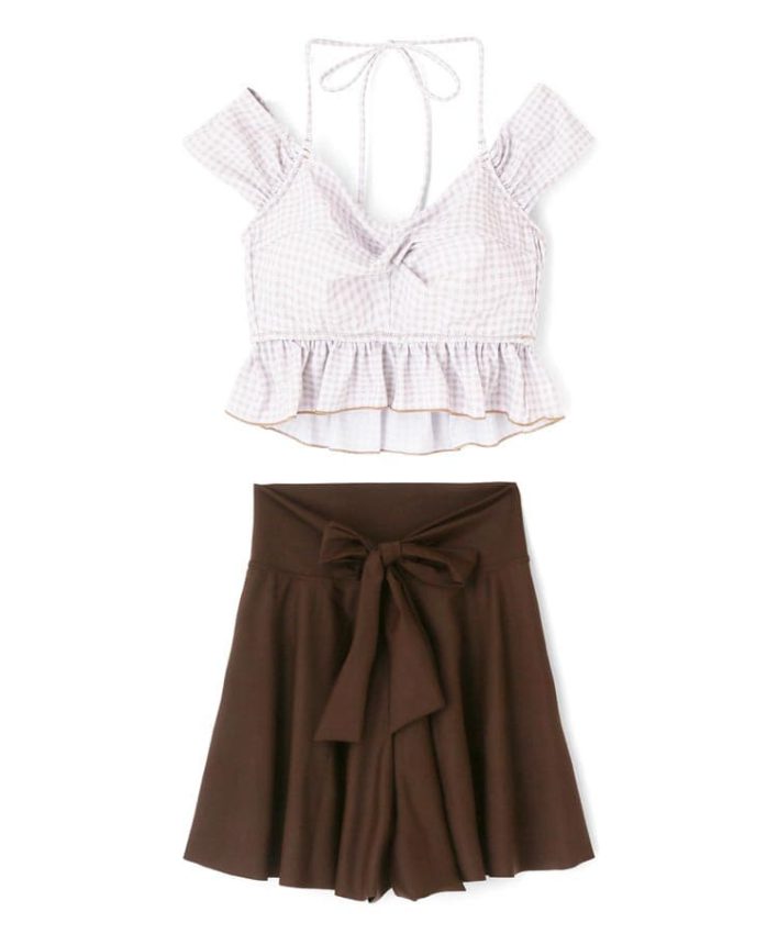 三愛水着 gingham check 3点セット「Totasu eleven」 札幌パルコ】gingham check 3点セット水着【Totasu eleven】 - 日本