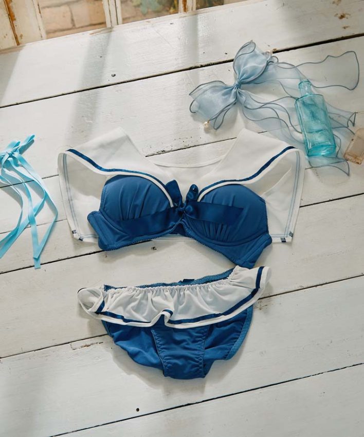 サンシャインシティアルパ店】♡セーラー風ノンワイヤーブラジャー