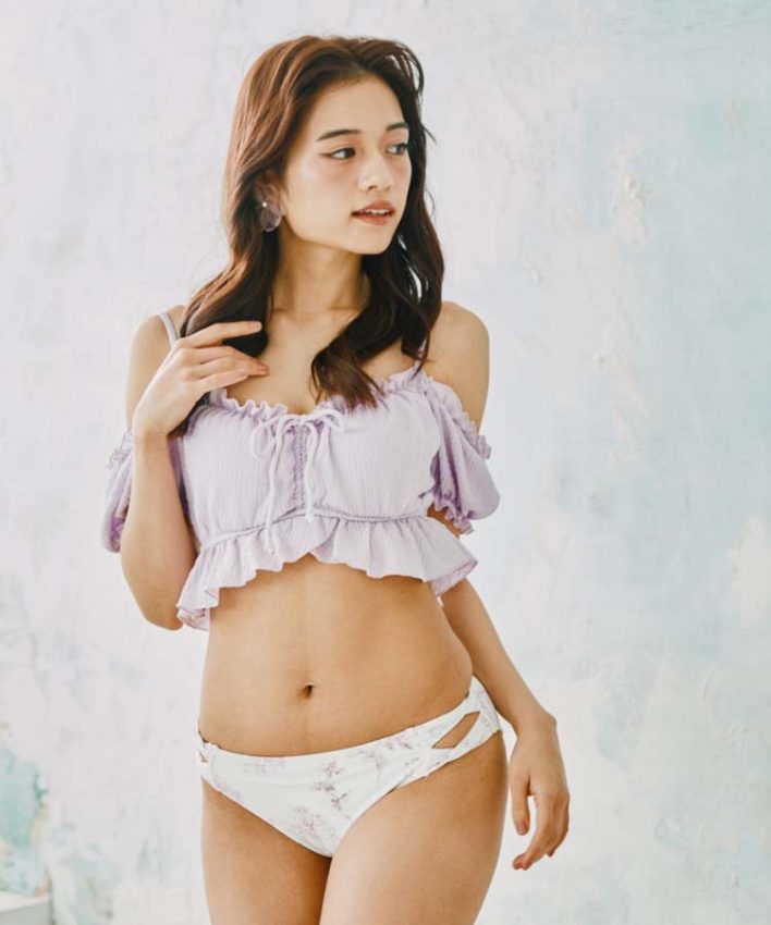パフスリーブ　水着 San-ai Resort northerly サンシャインシティアルパ店】楽盛りシリーズ