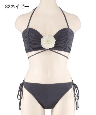 c-12L バンドゥビキニ オシャレボ OSYAREVO 【ネット限定】【3点セット】12色 フレアトップ