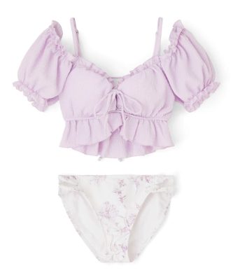 SHIBUYA109店】♡ 楽盛り水着 パフスリーブワイヤービキニ - 日本最大